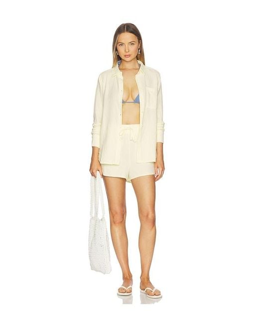 Bobi Natural Button Down Shirt