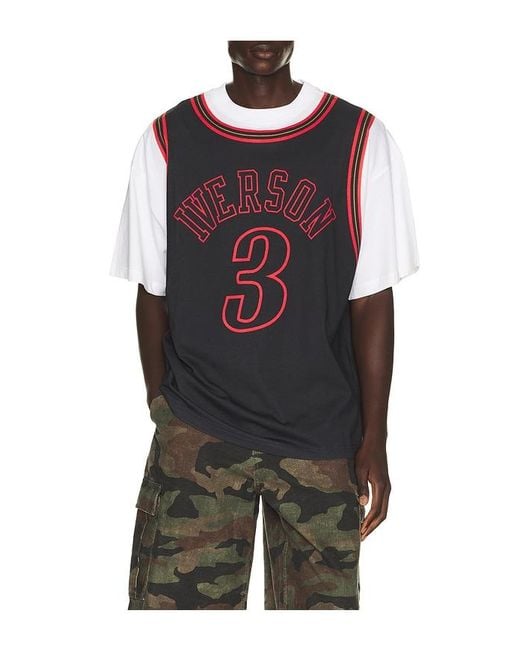 Mitchell & Ness Black Nba Allen Iverson Best for men