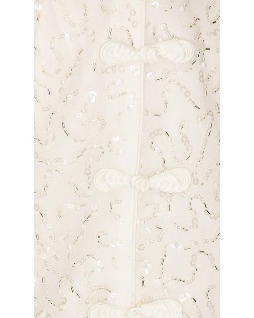 SAU LEE White Maeve Dress