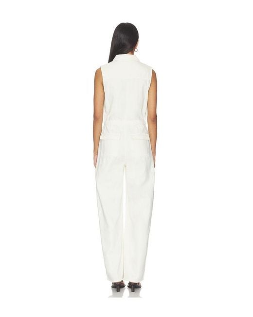 PAIGE White Hayden Jumpsuit