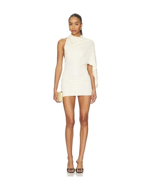 AYA MUSE White Elena Dress