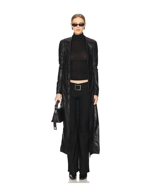 WeWoreWhat Slim Faux Leather ジャケット Black