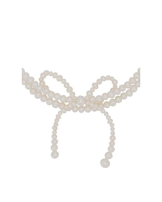 Joolz by Martha Calvo White Coquette Double Necklace