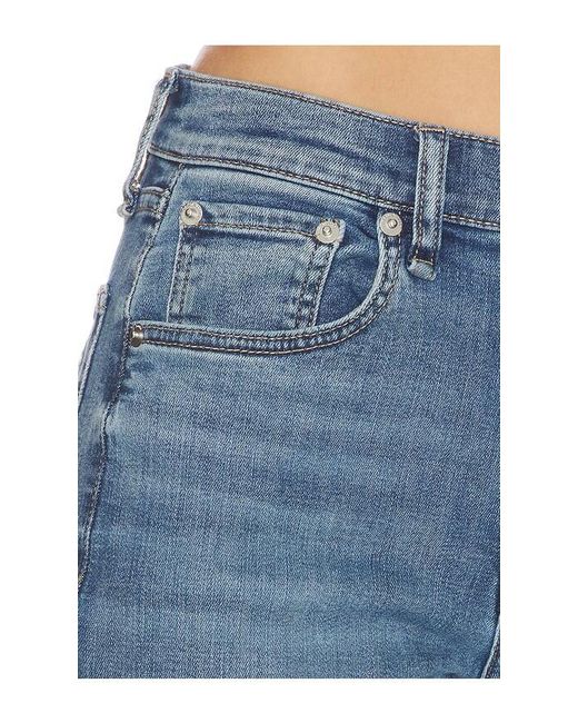 Rag & Bone Blue Flexi Andi Full Wide Jeans