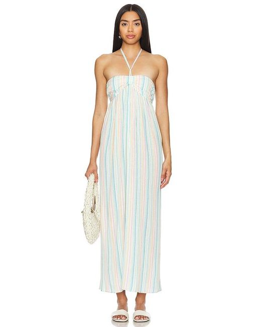 Lovers + Friends White Catalina Maxi Dress