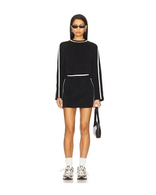 LSPACE Black Tempo Pullover