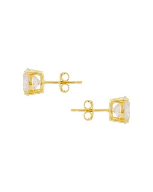 By Adina Eden Metallic Juliette Stud Earring