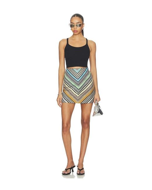 Missoni Blue Mini Skirt