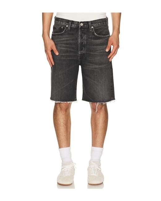Agolde Black Anson Short for men