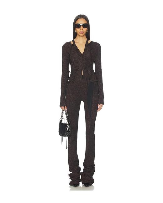 OTTOLINGER Black Double Closure Rib Cardigan