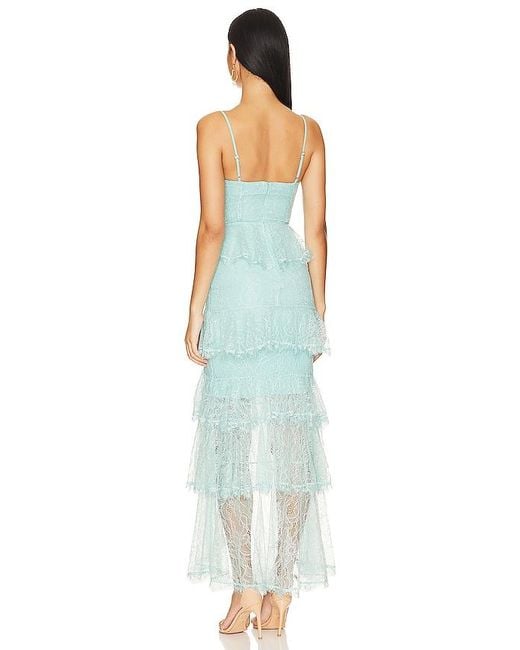 MAJORELLE Blue Zelda Fitz Gown