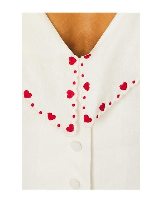 MAJORELLE White Anita Mini Dress