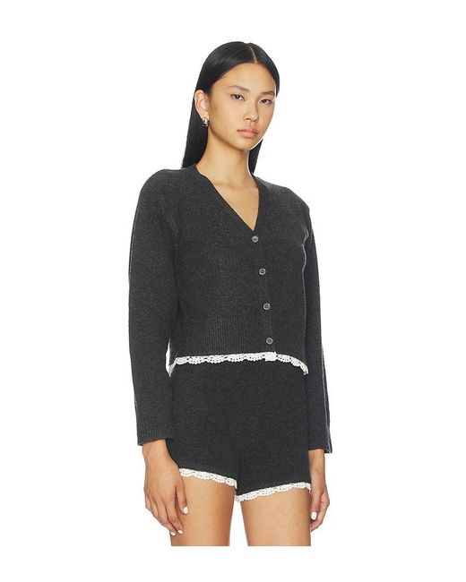 Line & Dot Black Inara Cardigan
