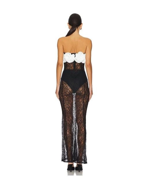 Camila Coelho Black Delphi Maxi Dress