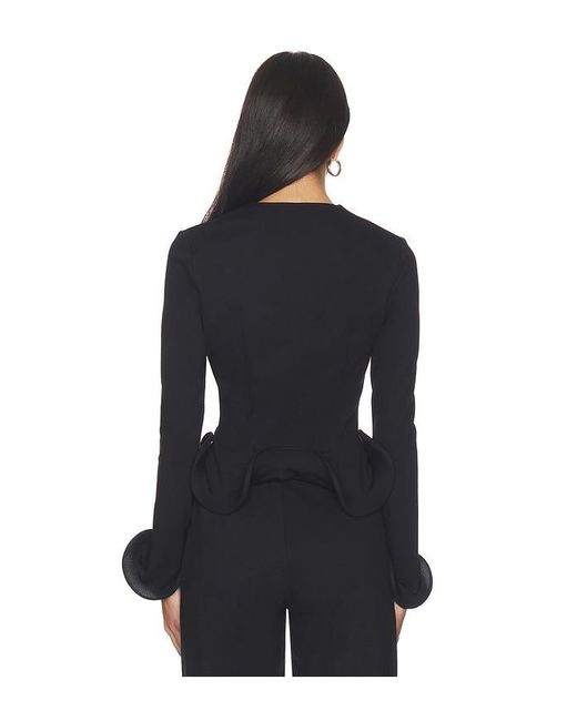 Sid Neigum Black Wave Hem Jacket