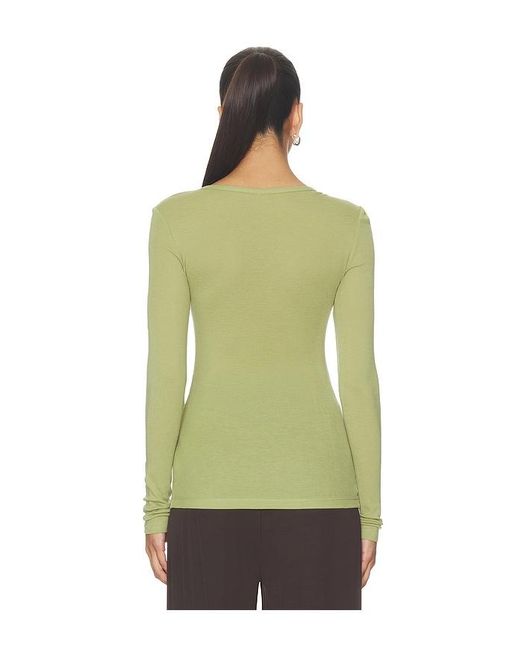 Samsøe & Samsøe Green Sadou Long Sleeve T Shirt