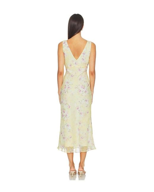 MORE TO COME White Alora Midi Dress