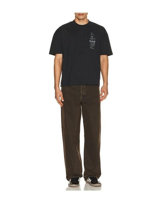 AllSaints Black Ignis Short Sleeve Tee for men