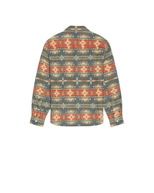 Faherty Brand Overshirt Doug Good Feather in Multicolor für Herren