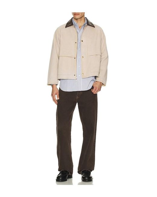 METALWOOD STUDIO White Seersucker Fishing Shirt for men