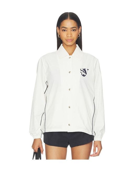 Khalhon White Garden Coach Jacket