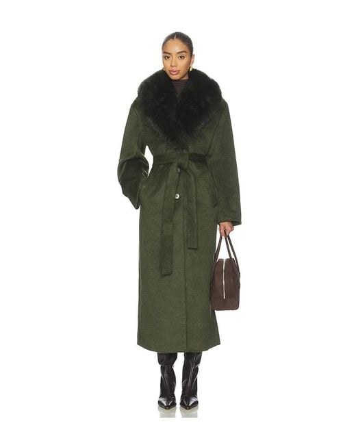 Lamarque Green X Revolve Tillie Coat
