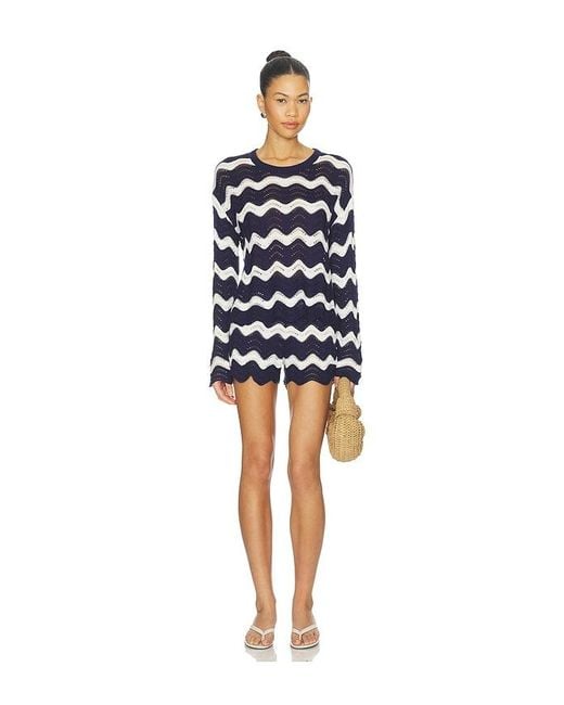 Beach Riot Blue Beach Sweater
