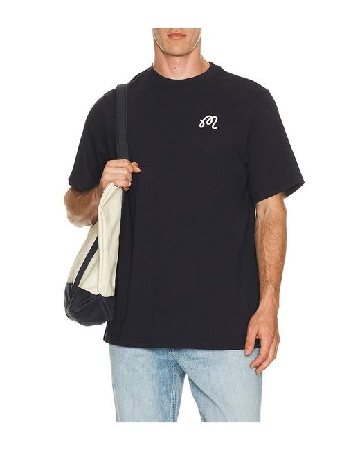 Malbon Black Bermuda Championship Tee for men
