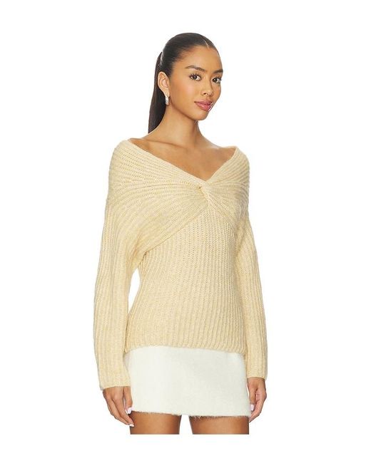 Astr White Franisbel Sweater