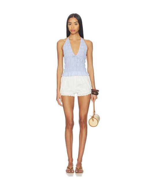 Nia White Chandler Top