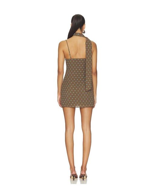 MORE TO COME Natural Betty Mini Dress