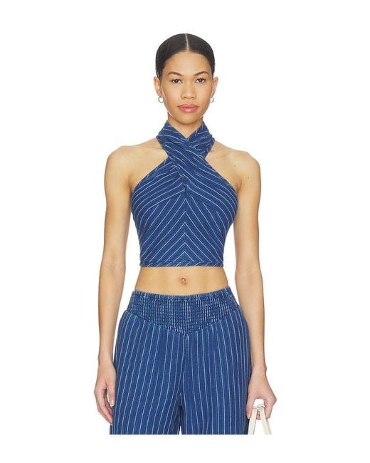 Steve Madden Blue Winnie Top