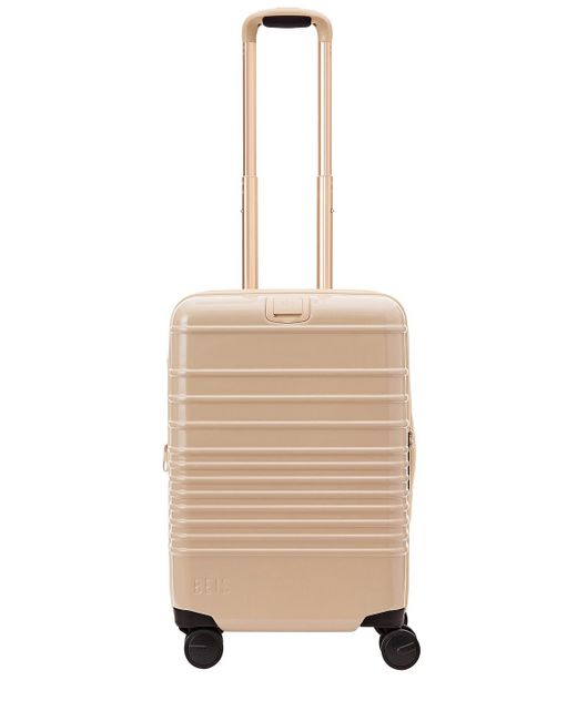BEIS The Glossy Carry-on Roller Natural