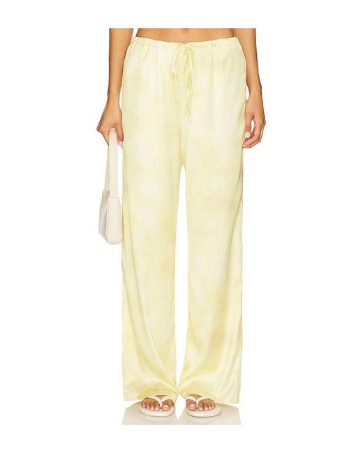 SNDY'S Yellow Lyra Print Pant