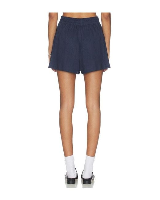 PERFECTWHITETEE Blue Linen Shorts