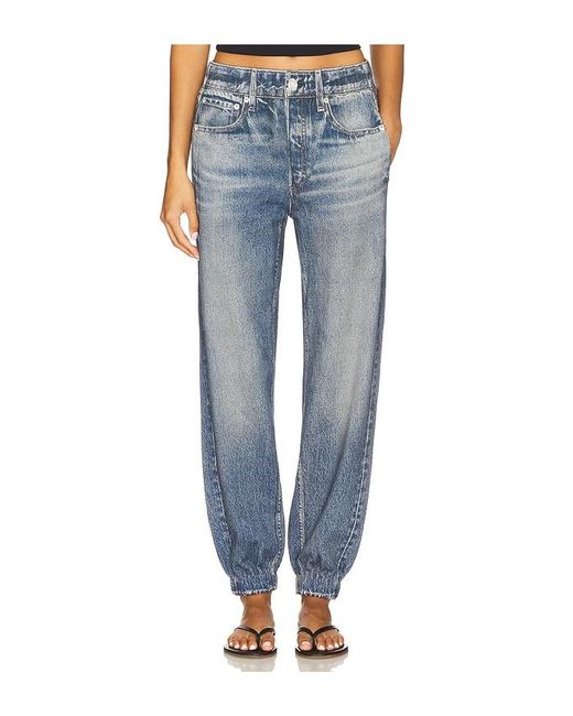 Rag & Bone Blue Miramar Terry Jogger Pant Jeans