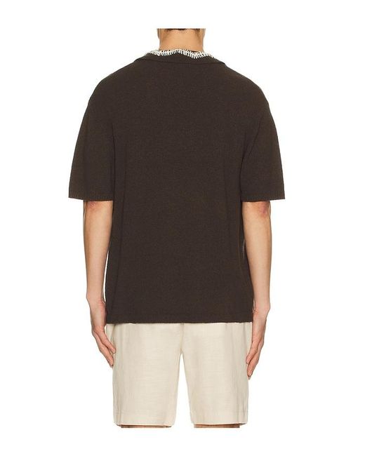 Commas Polohemd in Black für Herren