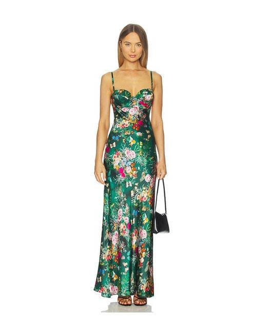 Maxivestido Sayla En Color Verde Talla (También En 4, 6, 8) L'Agence de color White