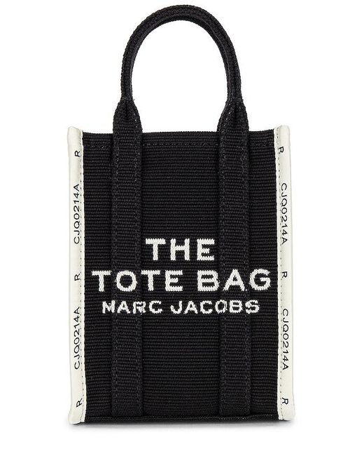The Jacquard Crossbody Tote Bag Marc Jacobs en coloris Black