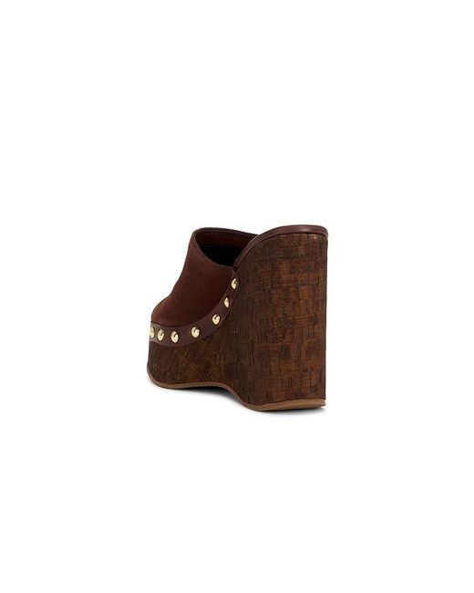 SCHUTZ SHOES Brown Dalle Studs Sandal