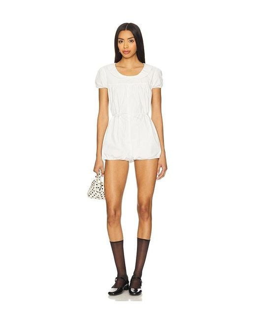 Lioness White Riptide Romper