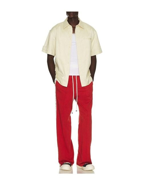 NAHMIAS Red Novelty Track Pant for men