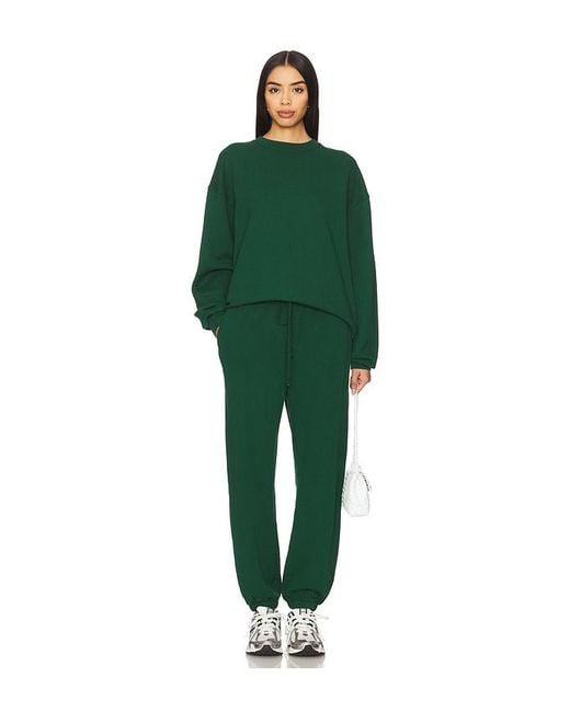 DONNI. Green X Revolve Eco Fleece Crewneck Sweatshirt