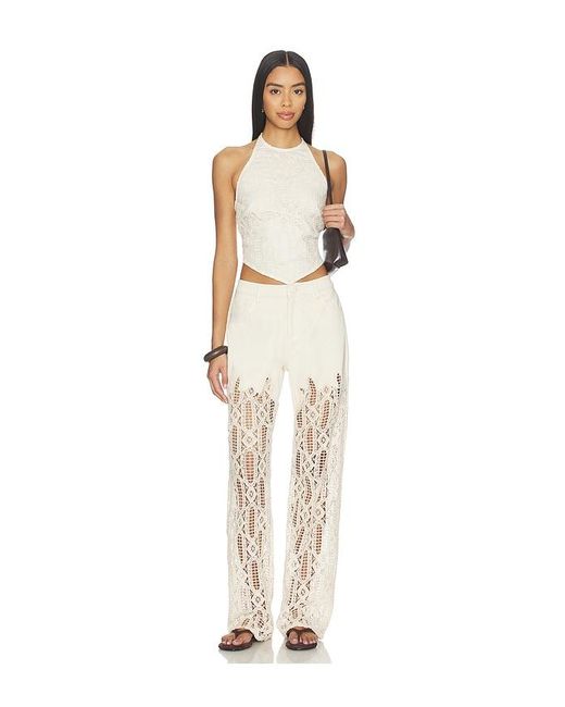 SELMACILEK Natural High Waisted Flare Pant
