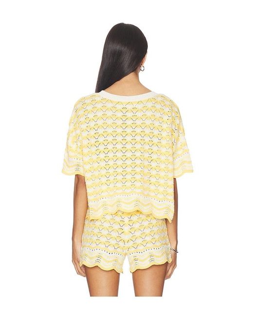 LSPACE Yellow X Revolve Sunchaser Top