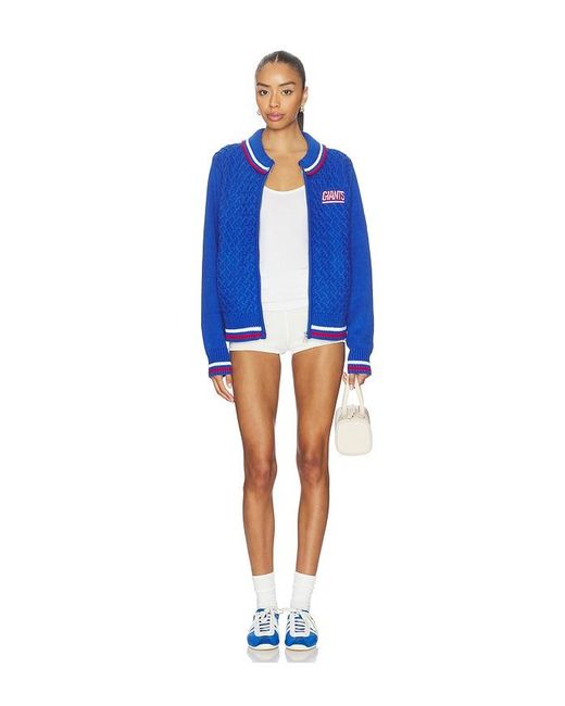 Terez Blue X Revolve Giants Mixed Knit Jacket