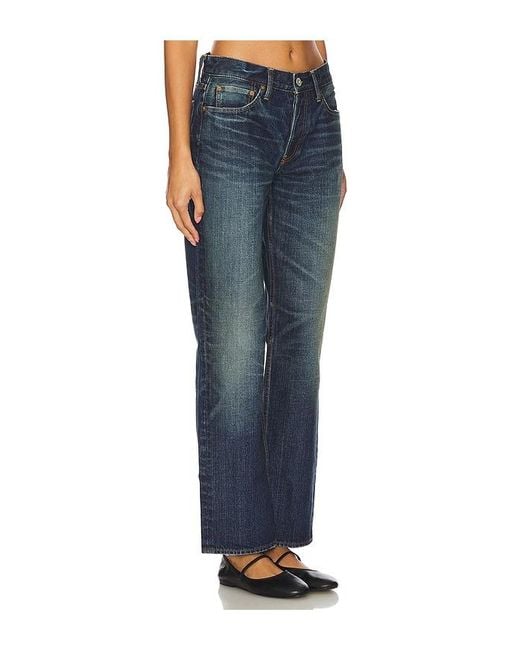 Moussy Blue Hose Mit Weiter Passform Und Geradem Bein Ortega
