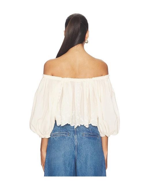 Free People Blue Bali Daydream Melody Top
