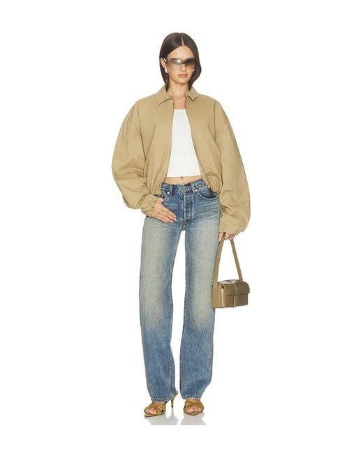 AYA MUSE Blue Straight Denim Jeans
