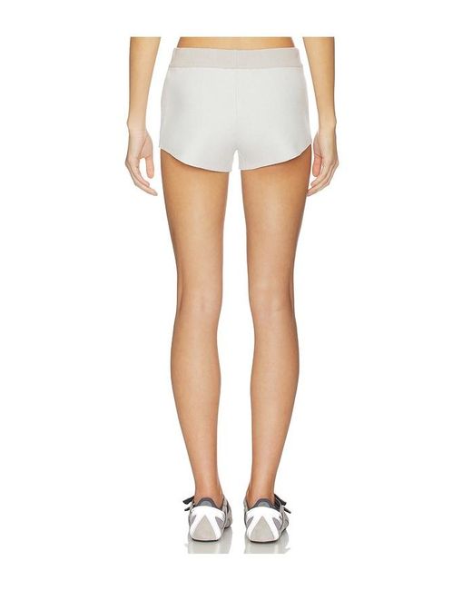 Lioness White Housewife Knit Short